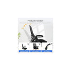 HYLONE 400lb Office Chair Big and Tall,Desk Chair with Lumbar Support,Black