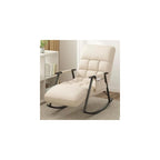 LSLYTQ Adjustable High Backrest Comfort Recliner Rocking Chair - Upholstered Recliner for Living Room and Bedroom - Relax Lounge Chair with Armrest Side Pocket