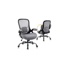 HYLONE 400lb Office Chair Big and Tall,Desk Chair with Lumbar Support,Black