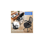 HYLONE 400lb Office Chair Big and Tall,Desk Chair with Lumbar Support,Black