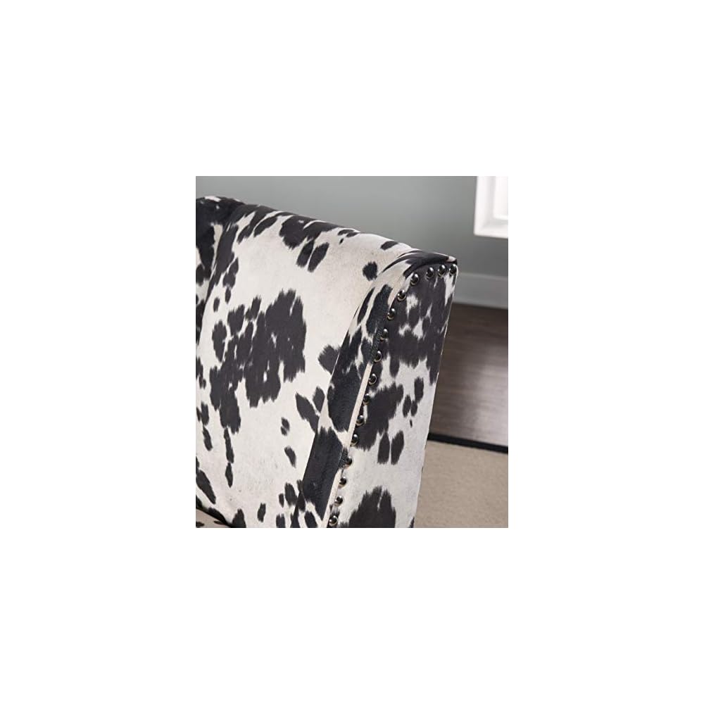 Linon Home Décor Brookville Glasses Office Chair, Ivory