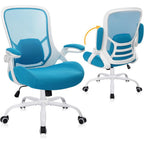 HYLONE 400lb Office Chair Big and Tall,Desk Chair with Lumbar Support,Black