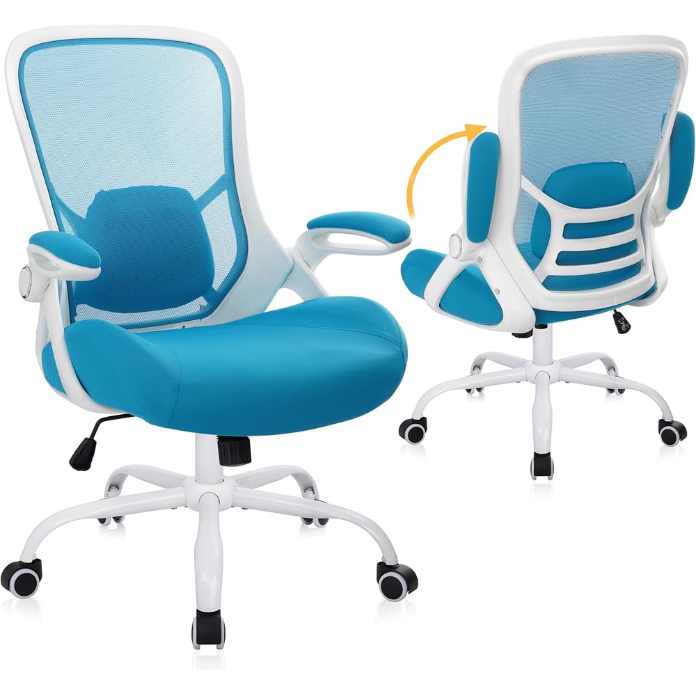 HYLONE 400lb Office Chair Big and Tall,Desk Chair with Lumbar Support,Black