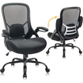 HYLONE 400lb Office Chair Big and Tall,Desk Chair with Lumbar Support,Black